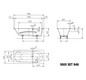 Kaldewei Badewanne VAIO SET 946 180x80cm, Griffloch, Perl-Effekt, SÜL, Ruschhemmend, schwarz