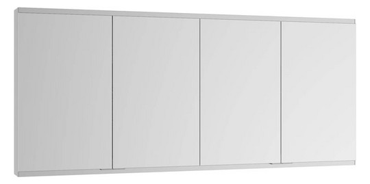 KEUCO Spiegelschrank Royal Modular 2.0 1800 x 900 x 160 mm, 4 Steckdosen, Wandeinbau, 4 Türen
