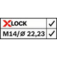 Trennscheibe X-LOCK 125x1mm f.Metall Geeignet für Metall