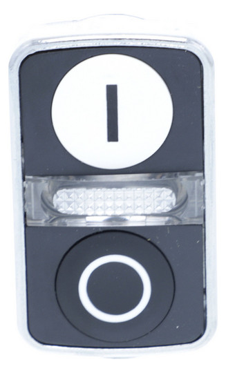 Drucktaster Front 3f sw/ws bel.b Ø22,5mm Geeignet für Beleuchtung rechteck IP66