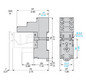 Relaissockel Steckanschl TS35 8Pins 27x79x61mm Hutschiene TH35