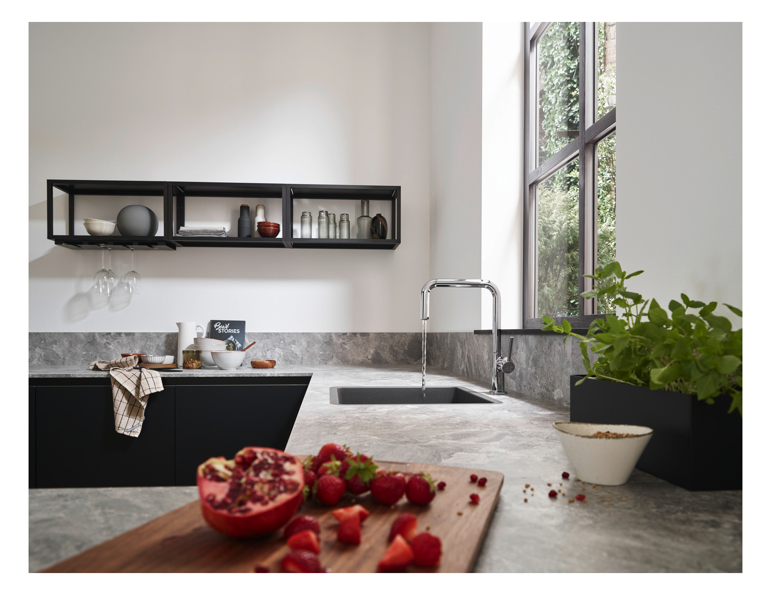 hansgrohe Schneidebrett F16, Eiche