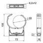 OBO PQ-59 LGR proQuick-Schelle 58,5-65mm 