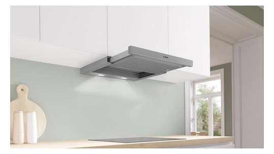 Dunstabzugshaube Flschirm 600mm si B LED 67dB 389cbm/h Ø120-150mm 3st Abl/Uml