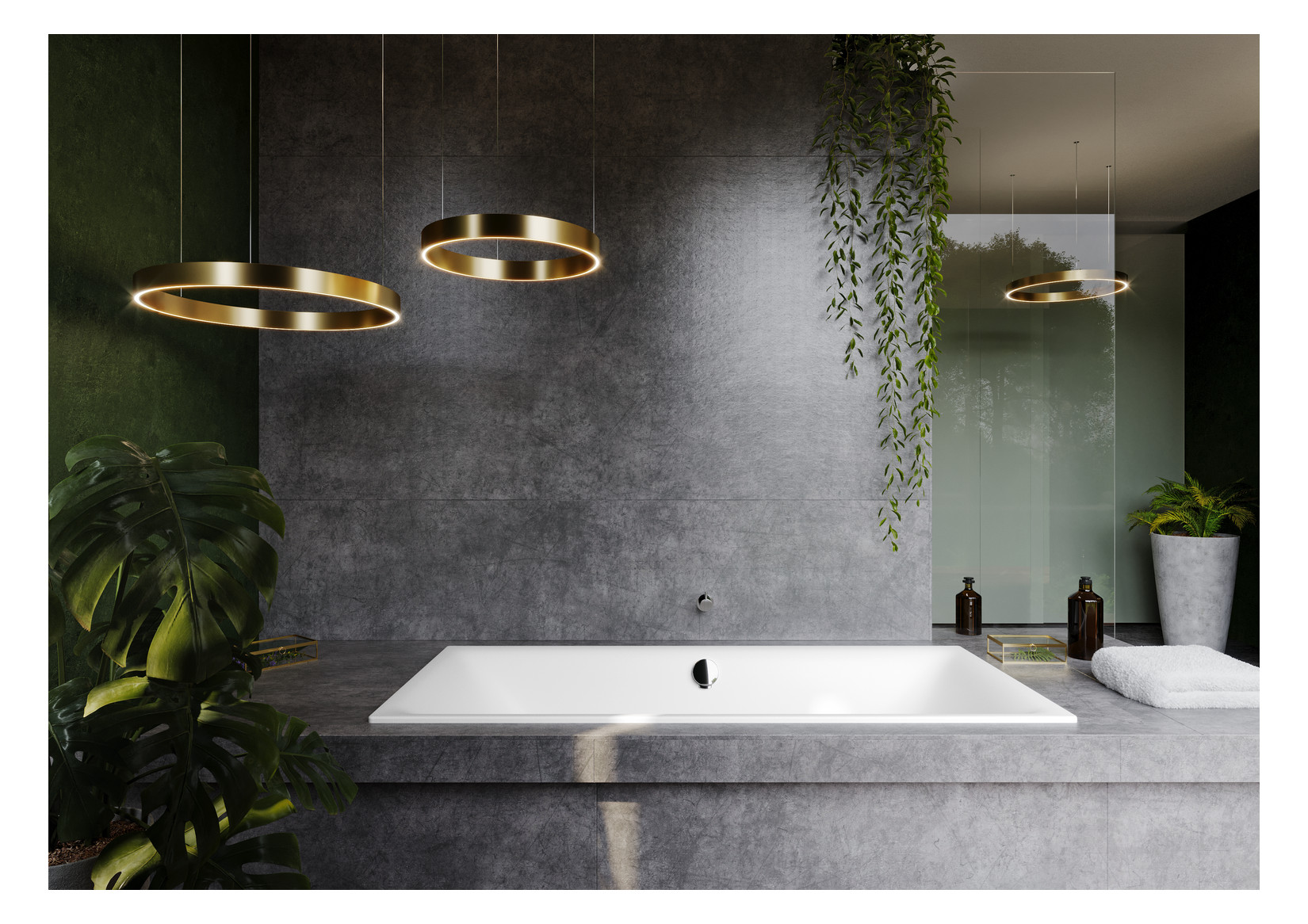 Kaldewei Badewanne SILENIO 678 190x90cm, Griffloch, Perl-Effekt, schwarz Kaldewei Badewanne SILENIO 678 190x90cm, Griffloch, Perl-Effekt, schwarz