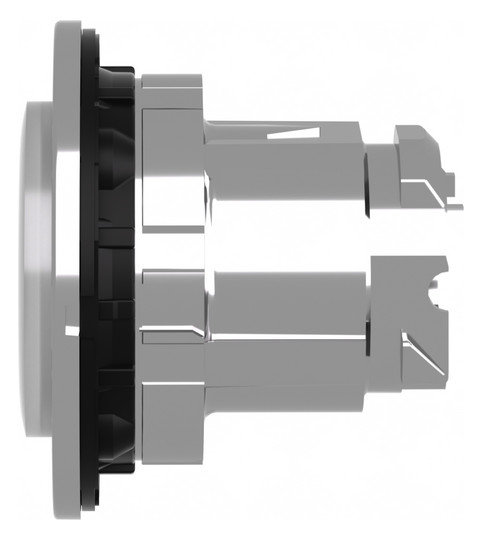 Drucktaster Front 1f ws bel.b Ø30,5mm rnd Geeignet für Beleuchtung IP66