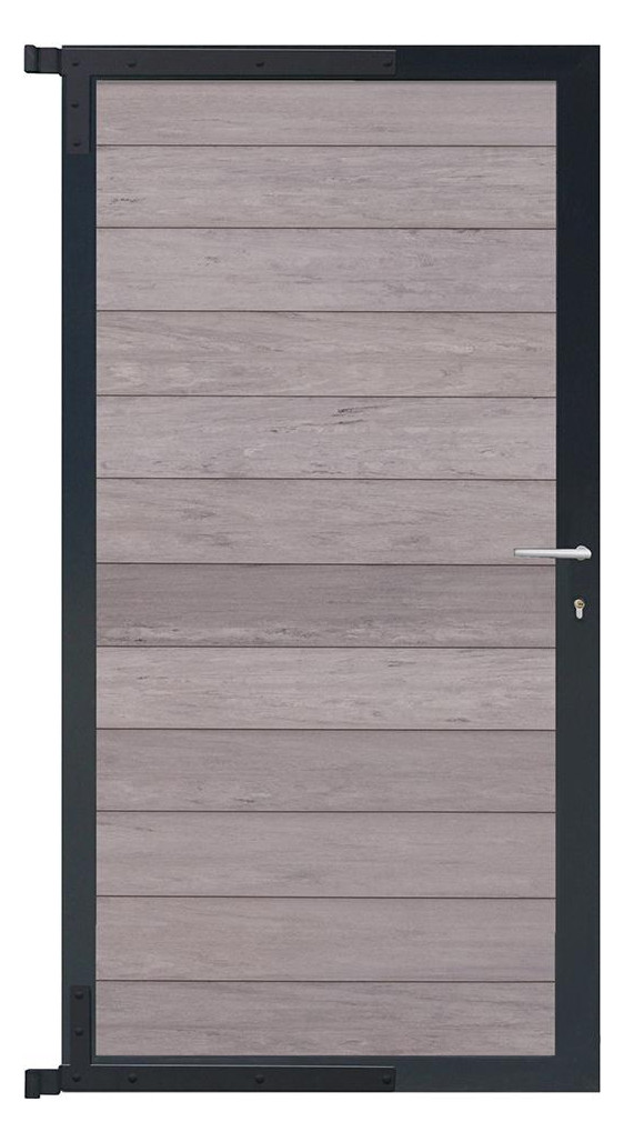 Bild SKÄR-Tor-Komplettset 90 x 173 cm, sand/a nthrazit - n.a.-0