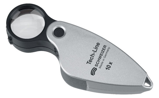 SCHWEIZER-Einschlaglupe Tech-Line - 10-fach, 22,8mm