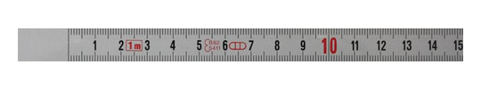 HEDUE-Skalenbandmaß, selbstklebend X110 - 1m, links...
