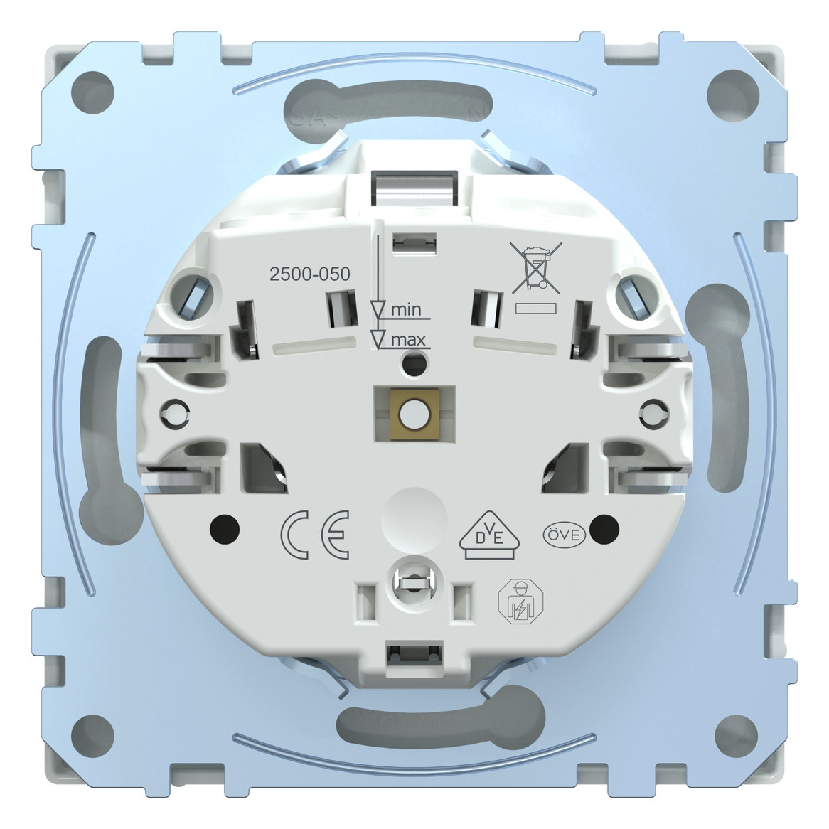 Steckdose 1f lows glz System Design UP IP20 Steckdose 1f lows glz System Design UP IP20