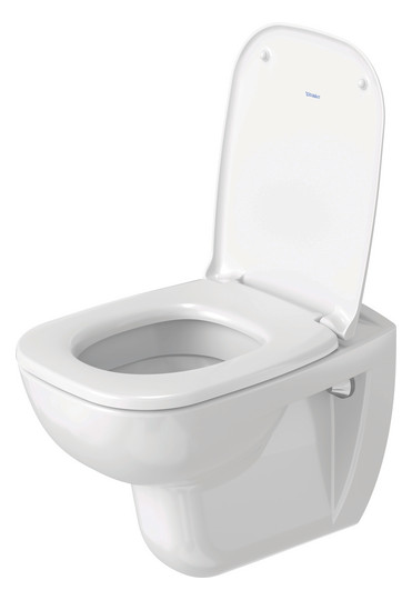 Duravit WC-Sitz D-Code ohne Absenkautomatik Scharniere Edelstahl, weiß
