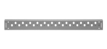 LWL-Frontplatte leer SC-D 1HE max:6f 19Zoll