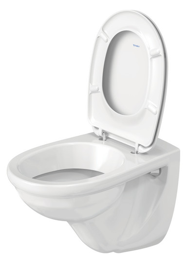 Duravit WC-Sitz Duraplus ohne Absenkautomatik, Scharniere Kunststoff, weiß