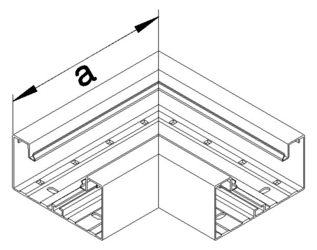 Flachwinkel GEB-K UT 85x130mm Alu natur hfr unbeh