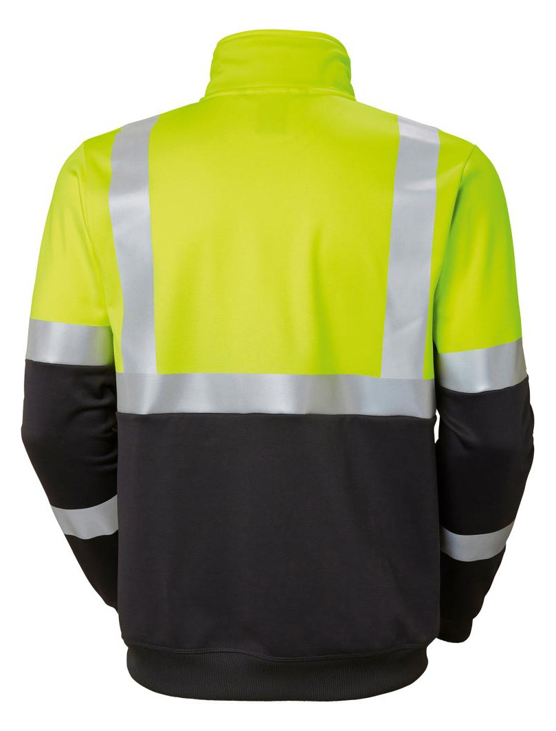 Bild Warn-Sweat-ZIP, gelb, Gr. M - n.a.-1