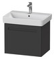 Duravit Waschtisch-Unterschrank No. 1 59 x 42,6 x 47,8 cm, Graphit Matt, 1, Schubkasten, 1 Auszug, wandhängend
