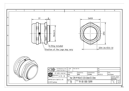 HART Kabelverschraub.        19000005099 