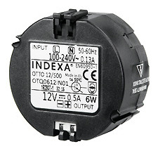 INDEXA Unterputz Netzgerät 12VDC 500mA 