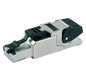 Modular-Stecker Cat6A MFP8 T568 A RJ45 27-22AWG Schirm Litze massiv Feldkonf