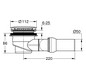 GROHE Ablaufgarnitur Universal Ø 11,2 cm, Abgang waagerecht, chrom