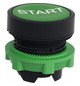 Drucktaster Front 1f gn Ø22,5mm rnd IP66 Tastend
