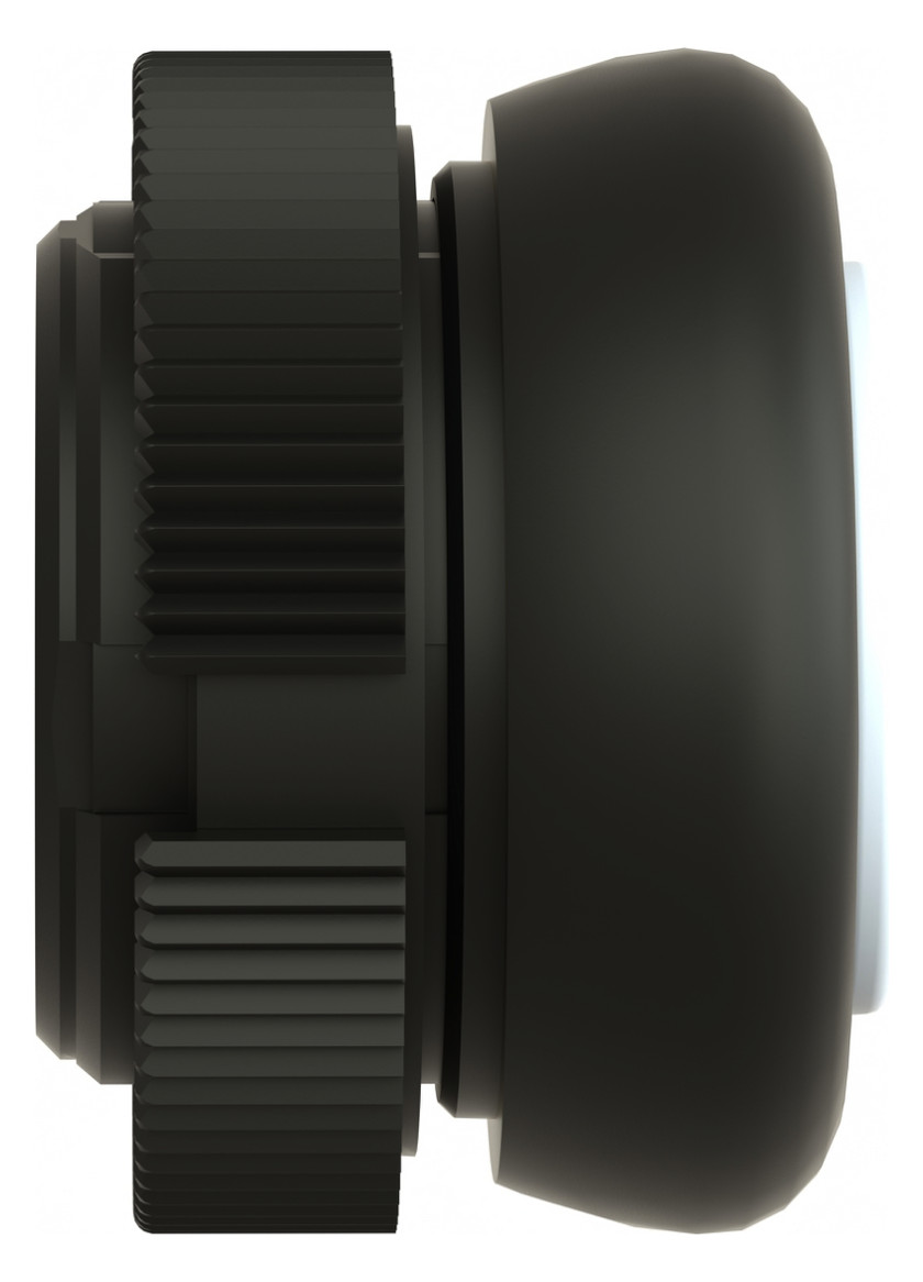 Drucktaster Front 1f ws Ø22,5mm rnd IP65 Tastend