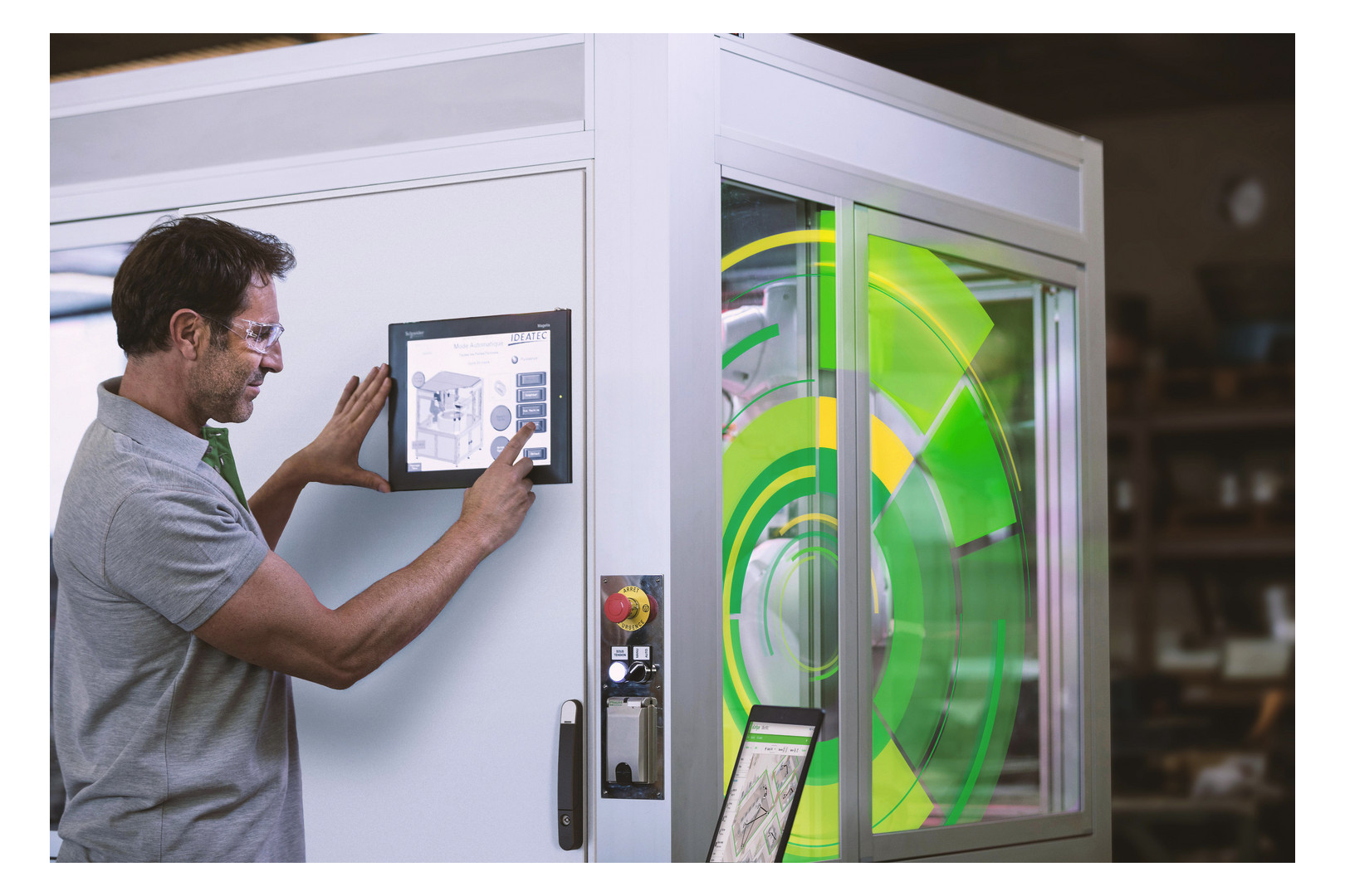 Standschrank ST IP55 B1000xH1800xT400mm m.MPL pulverbesch