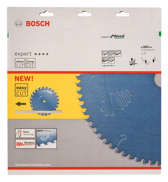 Bild HM-Kreissägeblatt 300x2,4/1,8x30 72Z WBosch VE à 1 Stück Expert for Wood Kappsäg-1