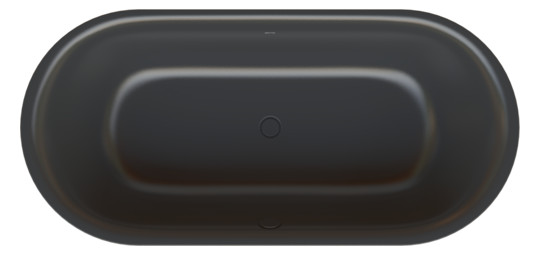 Badewanne BetteLux Oval Silouette-3467 ebony, 190x90x45cm, freistehend