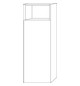 SA Mittelschrank rechts 3way (UM131) 850x300x345 Eiche-Nordic