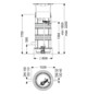 Kessel Pumpstation Aquapump Medium Mono GTF 600, 1800-2250 mm, mit Schwimmer, Abdeckung A/B