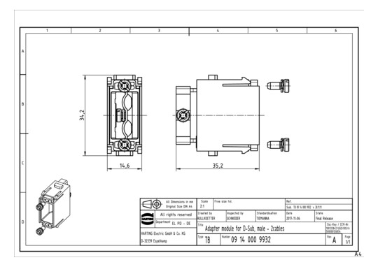 HART Han Mod-Aufnahmemodul   09140009932 