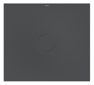 Bette Duschfliese Antirutsch Pro BetteAir 1000 x 900 mm, raven, Rechteck, glasierter Titan-Stahl