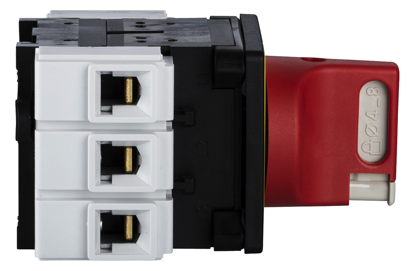 Hauptschalter 80A 3p IP65 Einb NOT-AUS Festeinbau 22kW/AC