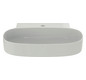 Ideal-Standard Waschtisch Linda-X 1 Hahnloch, ohne Überlauf, 60x50x13,5cm, geschliffen, weiß Ideal Plus