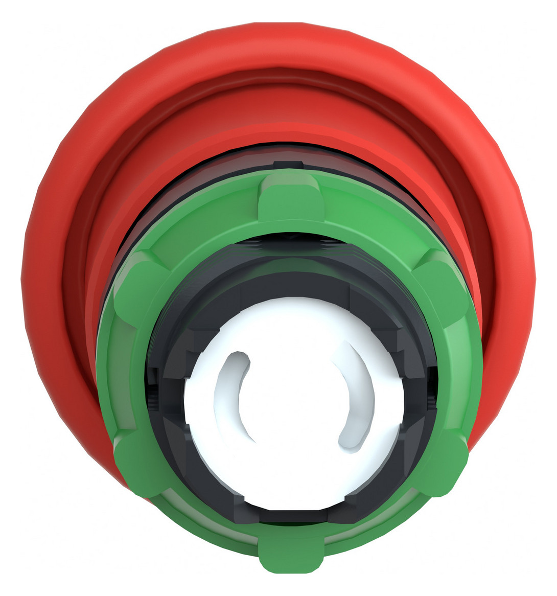 Frontelement für Not-Aus Ø22,5mm rt rnd IP66 hoch Tastend