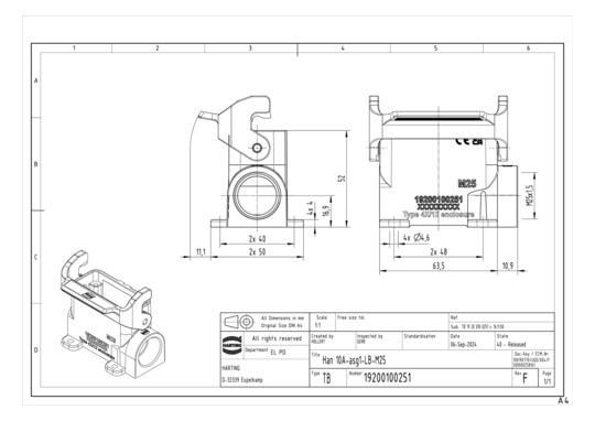 HART Sockelgeh.-Untert.M25   19200100251 