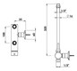 KWC Brause-Einhebelmischer Kuri verchromt, NW 1/2", mit Handbrause, für Durchlauferhitzer