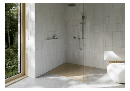 Duschwanne BetteUltra 5826 130x130x3,5cm, Glasur, bahamabeige