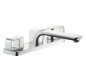 hansgrohe Fertigmontageset Axor Urquiola 3-Loch-Wannenrandarmatur, Ausladung 198mm, chrom