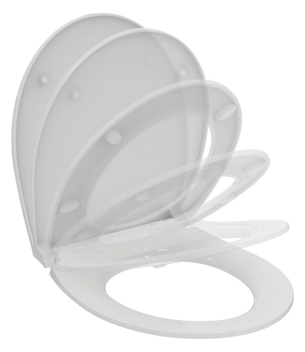 Ideal-Standard WC-Sitz Tirso Sandwich 36,5x42,5x5cm, Softclose, weiß