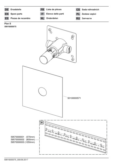 KEUCO Grundkörper Einbautiefe 70-100mm, für UP-Einhebel-Waschtischmischer (1-Loch)