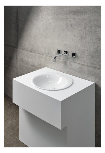 Einbau-Waschtisch BetteLux Oval A220 50x50cm, PW, ägäis