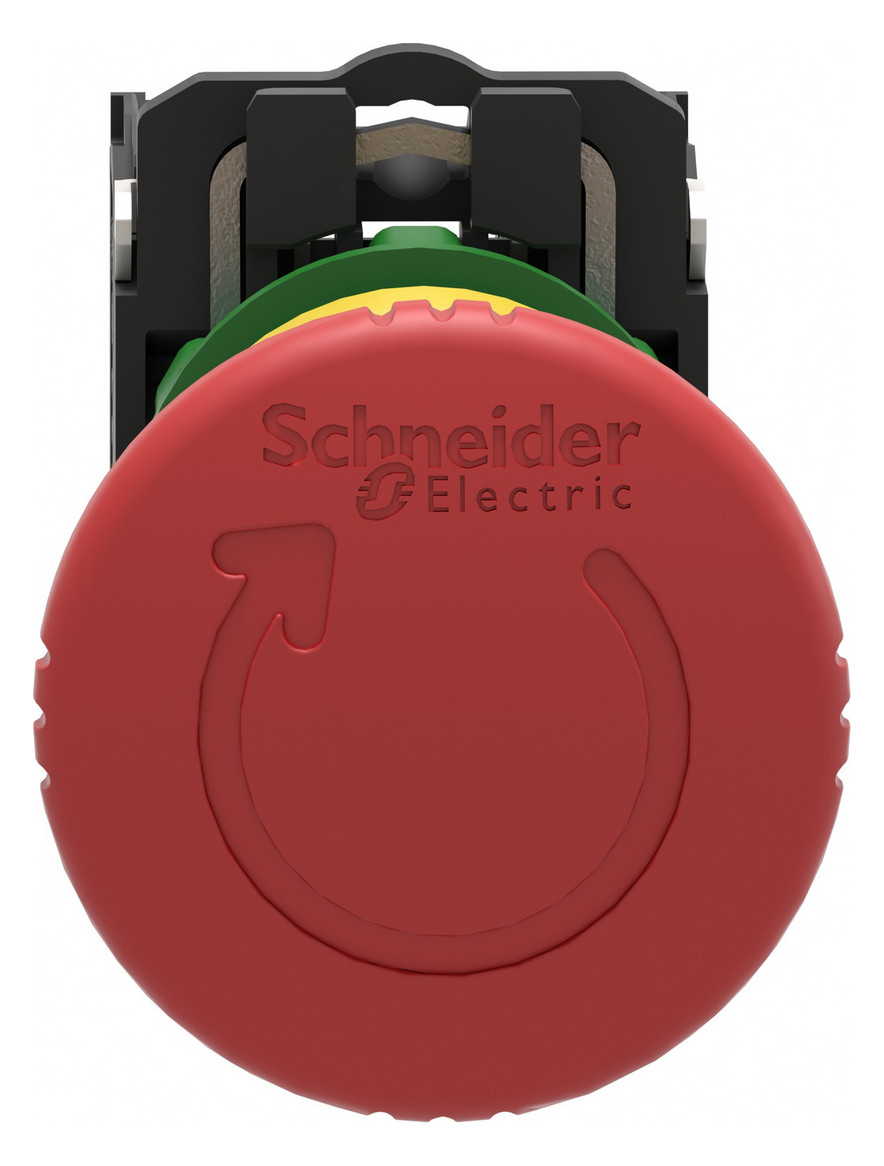 Not-Aus Taster EB IP66 Dreh 2Ö Ø22,5mm Schraub Einb