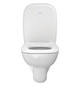 Duravit WC-Sitz D-Code ohne Absenkautomatik Scharniere Edelstahl, weiß