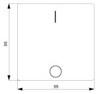 Wippe Schalter DELTAi-system ti-ws glz titanweiß Kennz.0/1 Wippe Schalter DELTAi-system ti-ws glz titanweiß Kennz.0/1