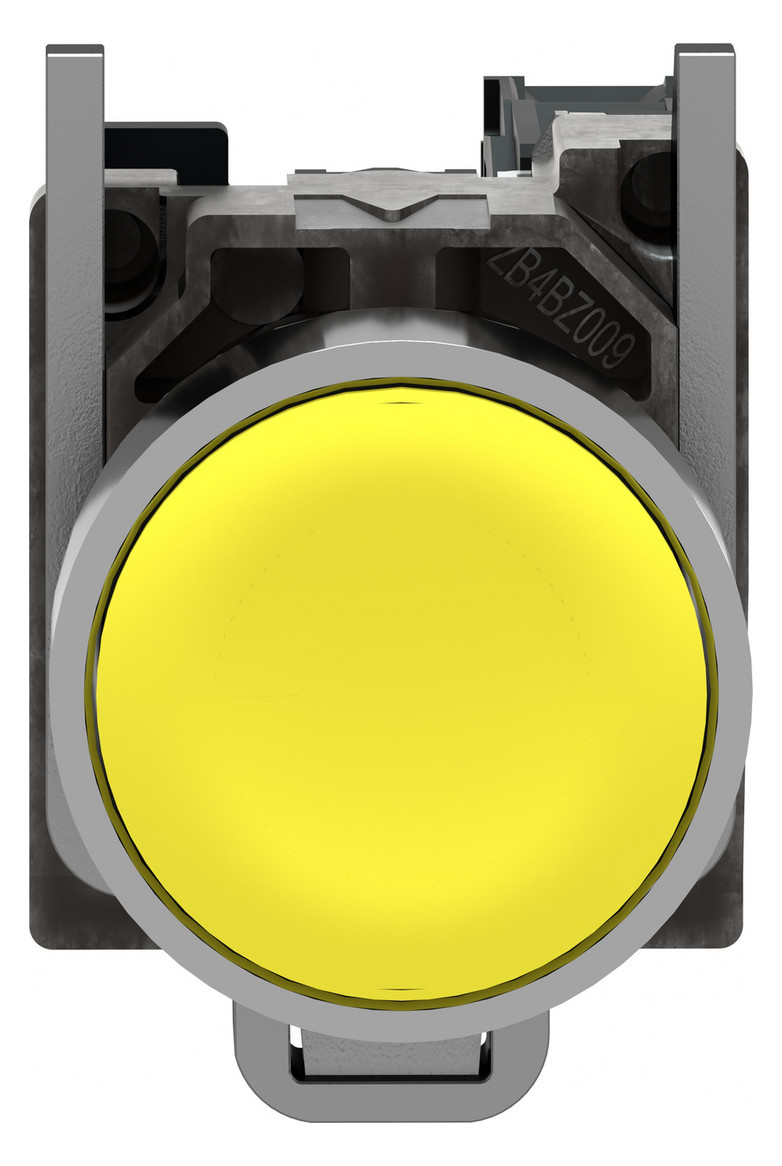 Drucktaster 1f ge rnd Ø22,5mm 1S IP66 fl Tastend