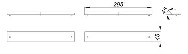 Dallmer Abdeckung CeraWall Individual Duo Naturstein Dallmer Abdeckung CeraWall Individual Duo Naturstein