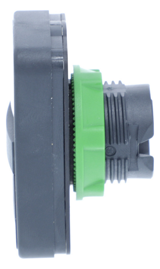 Drucktaster Front 2f sw/ws Ø22,5mm IP66 rechteck Tastend