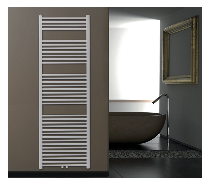 HM Badheizkörper Thetis BH 1200 mm, BL 500 mm, gebogen, weiß